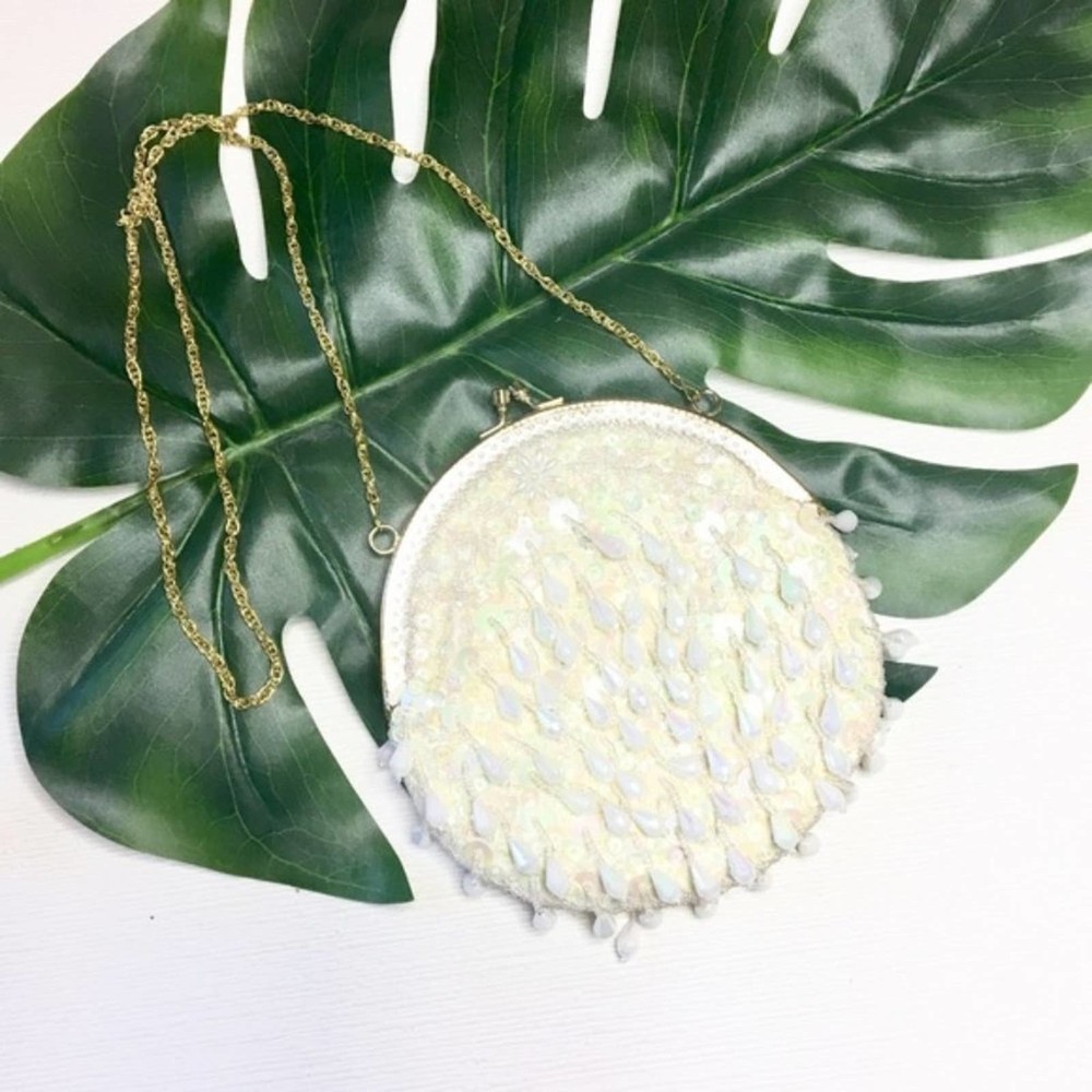 NEW Beaded Cocktail Shoulder Bag Beaded Embellish